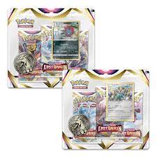 Pokemon Lost Origins Triple Booster pack Blister Artwork Set (Regigigas + Weavile)