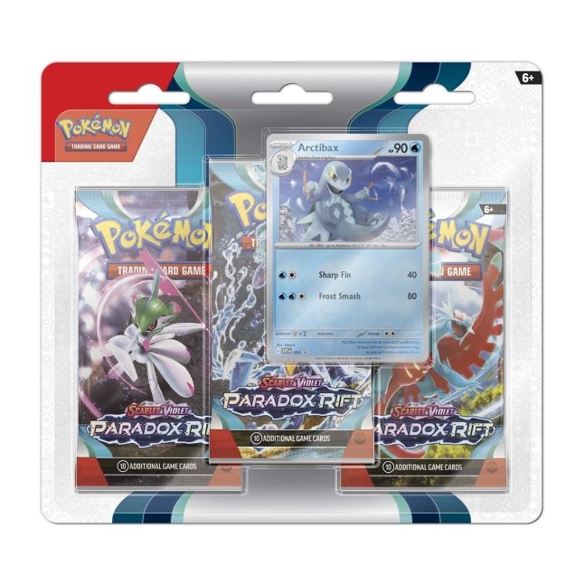 Pokemon Paradox Rift Triple Booster pack Blister (Arctibax)