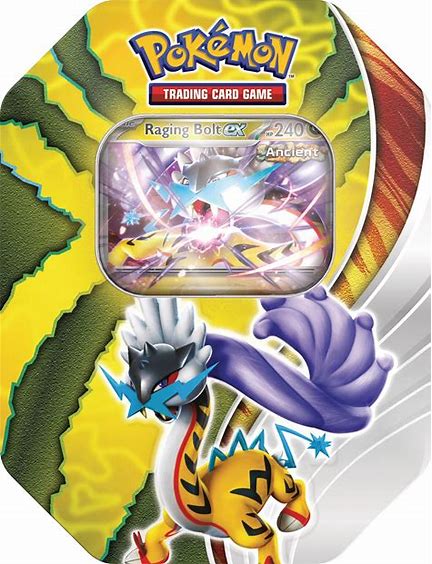 Pokémon TCG: Paradox Destinies Tin - Raging Bolt ex