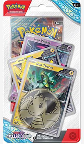 Pokemon Stellar Crown Premium Checklane Blister - Iron thorns