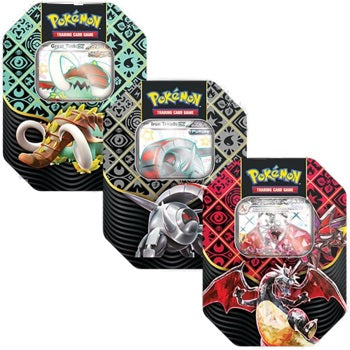 Pokemon Paldean Fates Ex Tin - Set of 3