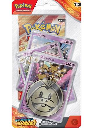 Pokemon Surging Sparks Premium Checklane Blister - Alakazam