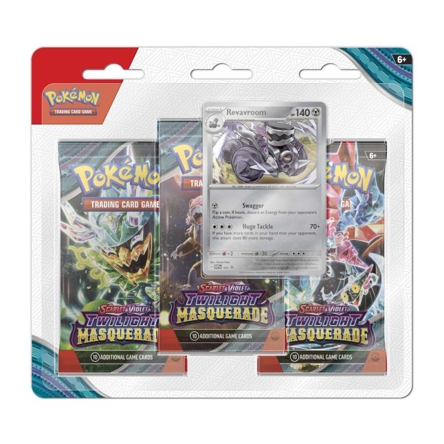 Pokemon Twilight Masquerade 3 pack - Revavroom